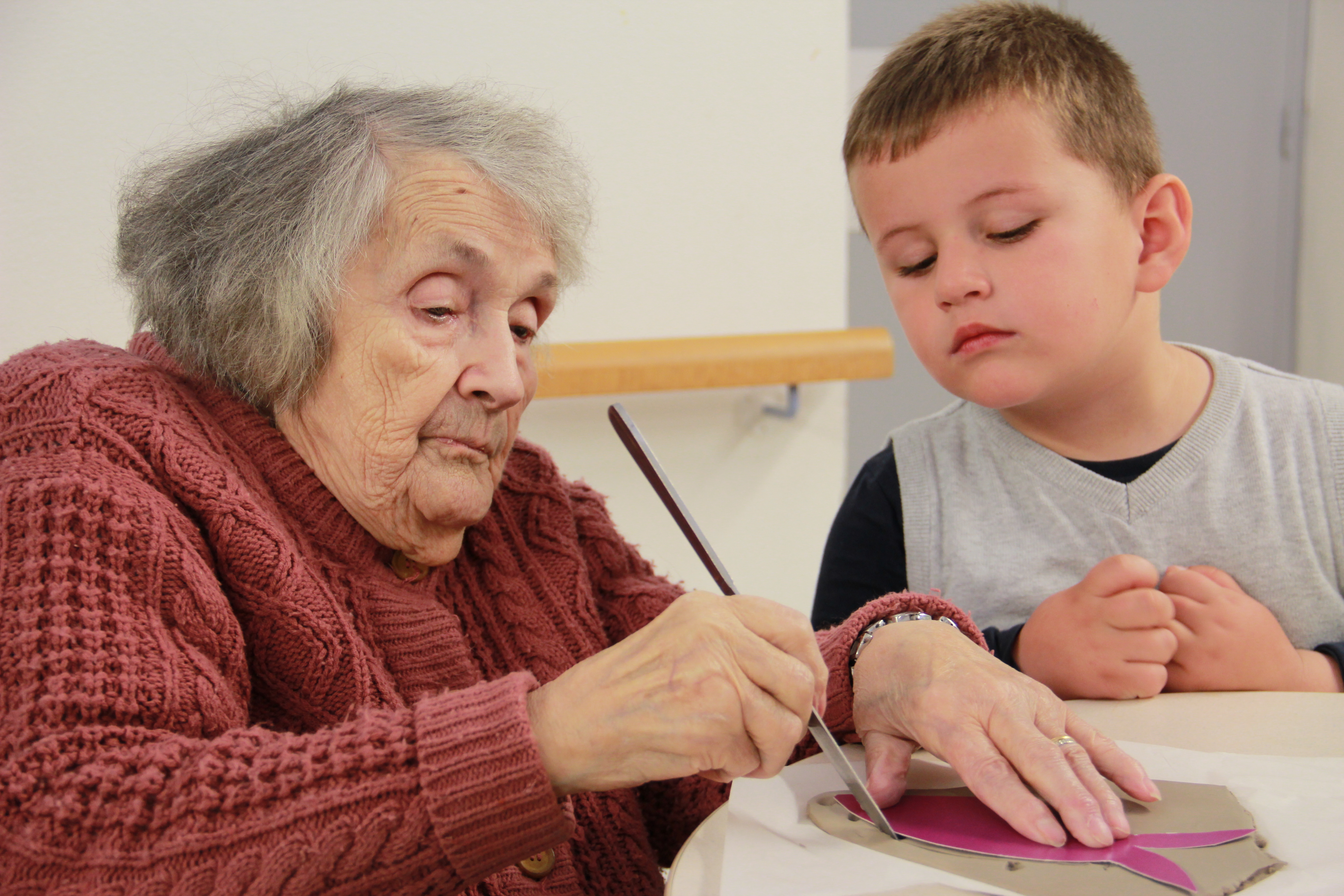 Atelier inter-générationnel à l&#039;Ehpad