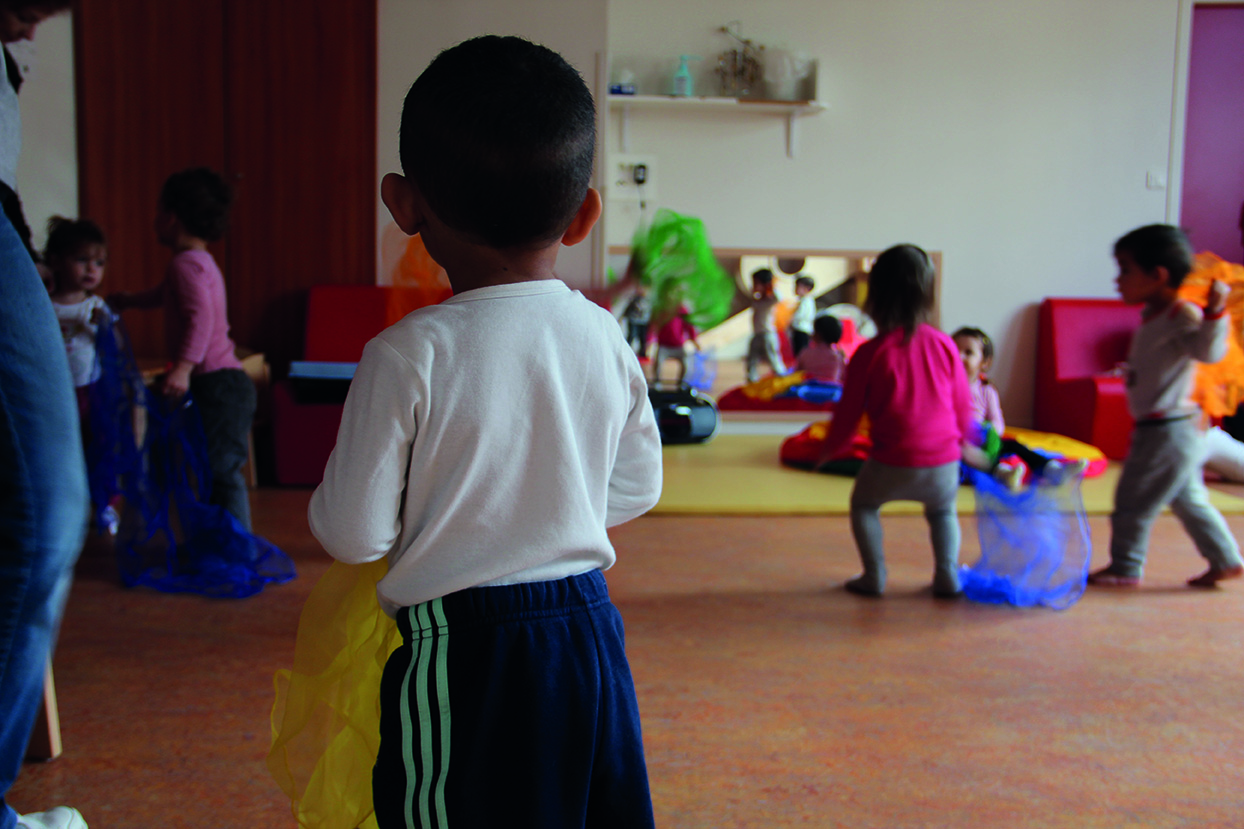 Groupe d&#039;enfants en bas âge