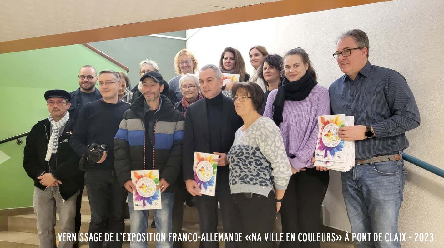 Vernissage de l&#039;expo franco-allemande Ma ville en couleurs