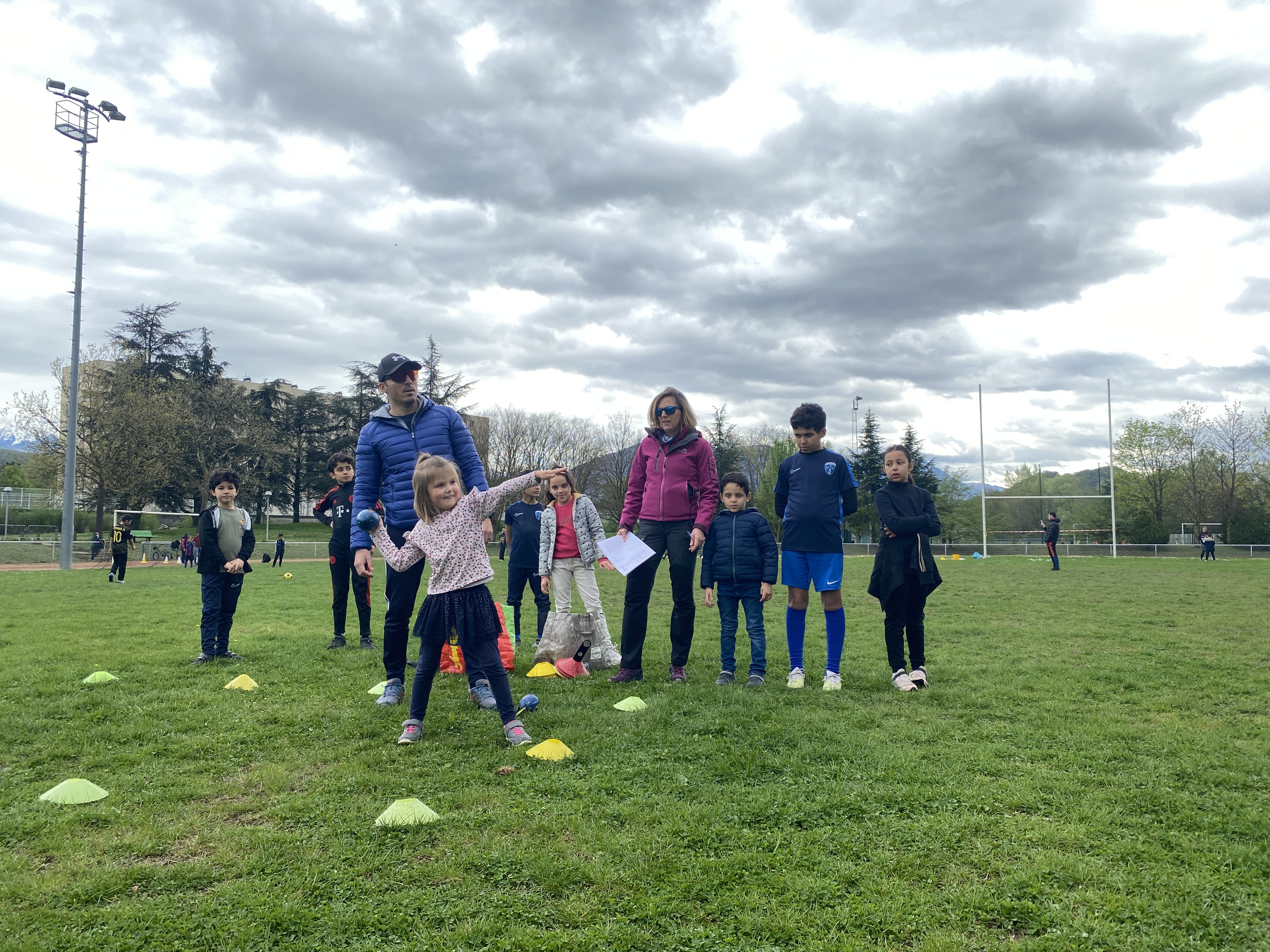 Épreuve sportive des olympiades des familles