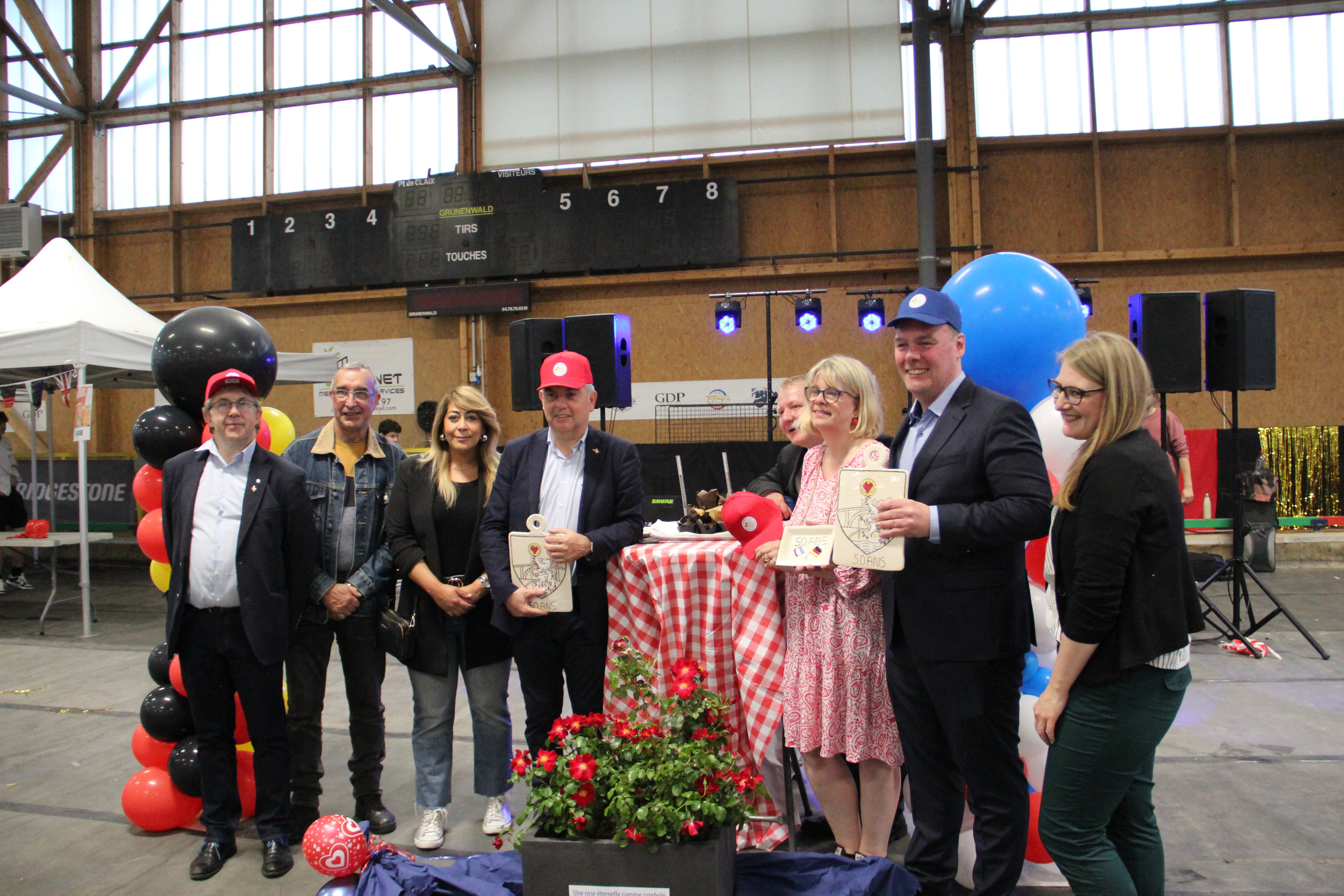Remise de cadeaux protocolaires