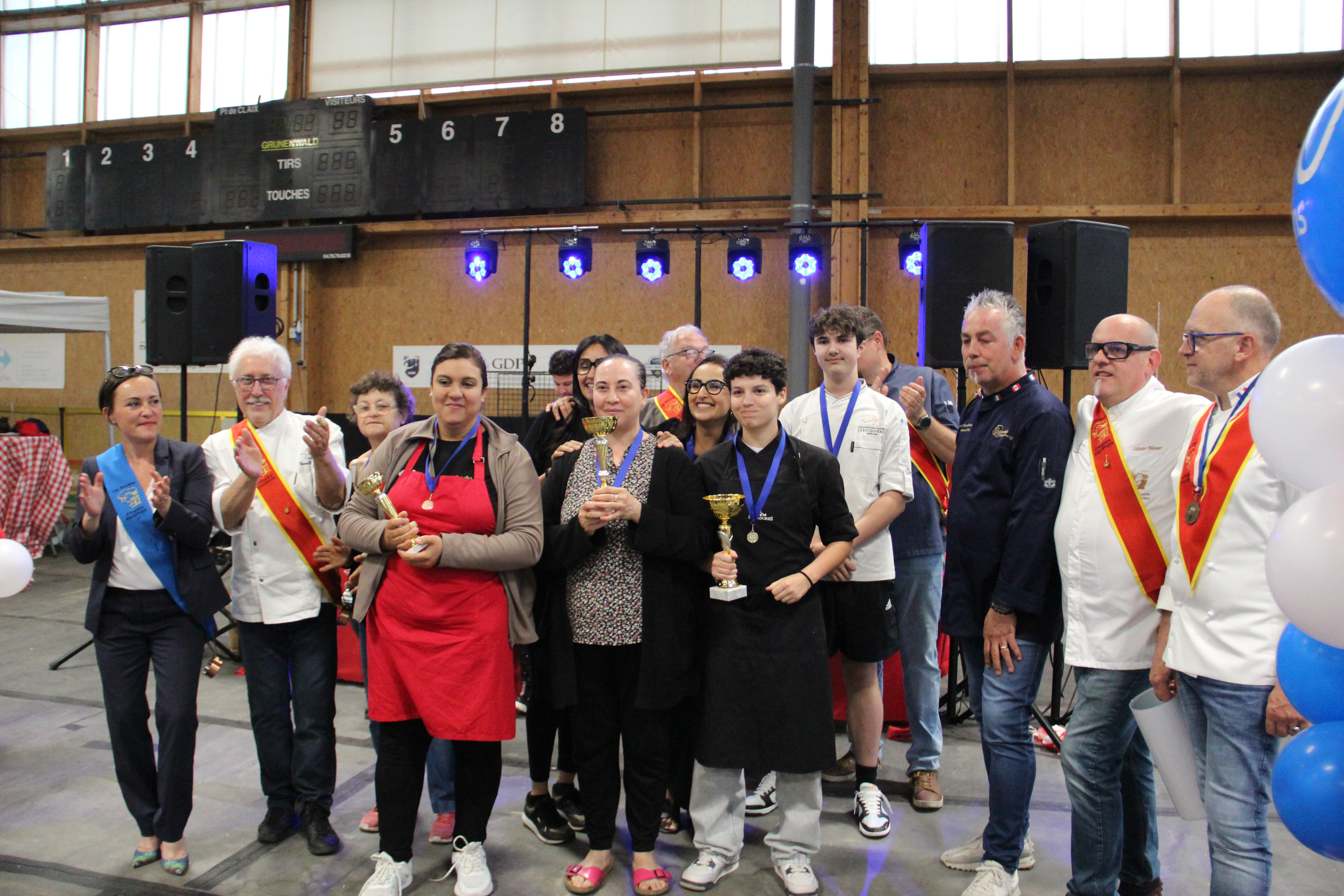 Vainqueurs du concours de cuisine
