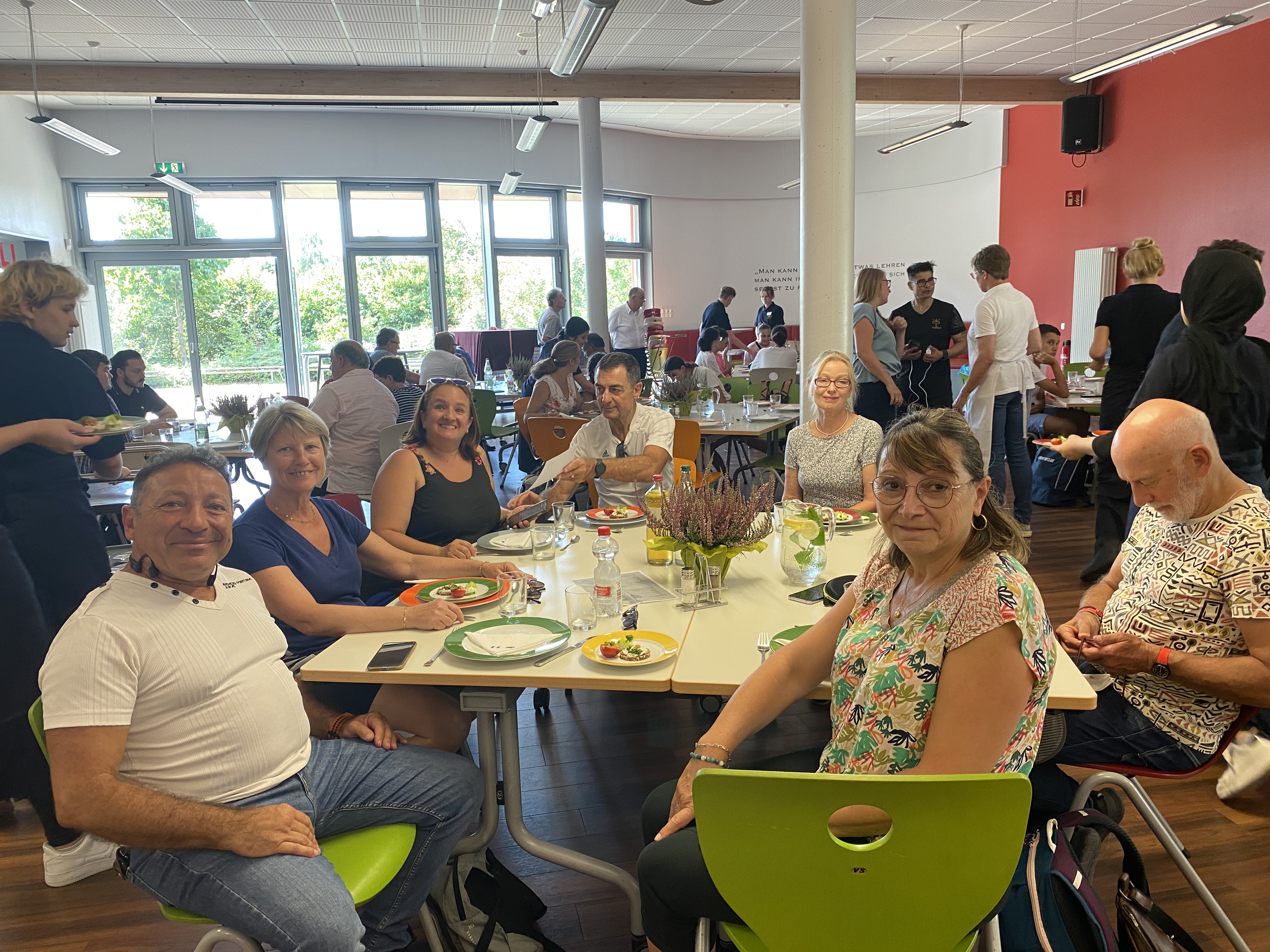Repas à l&#039;école hotelière