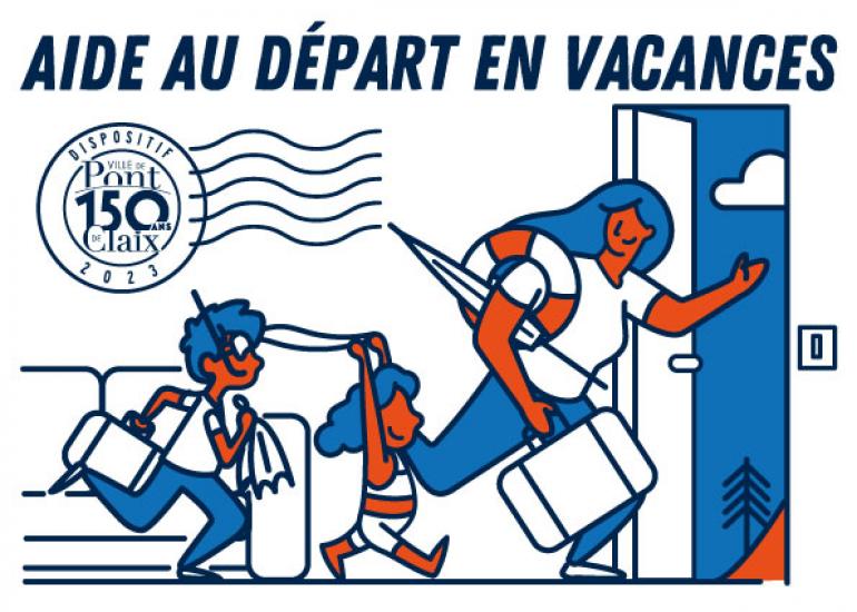visuel aide au départ en vacances