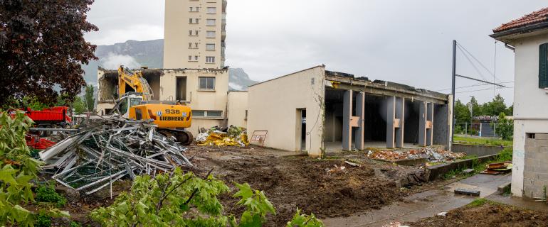 Démolition du centre social Jean Moulin
