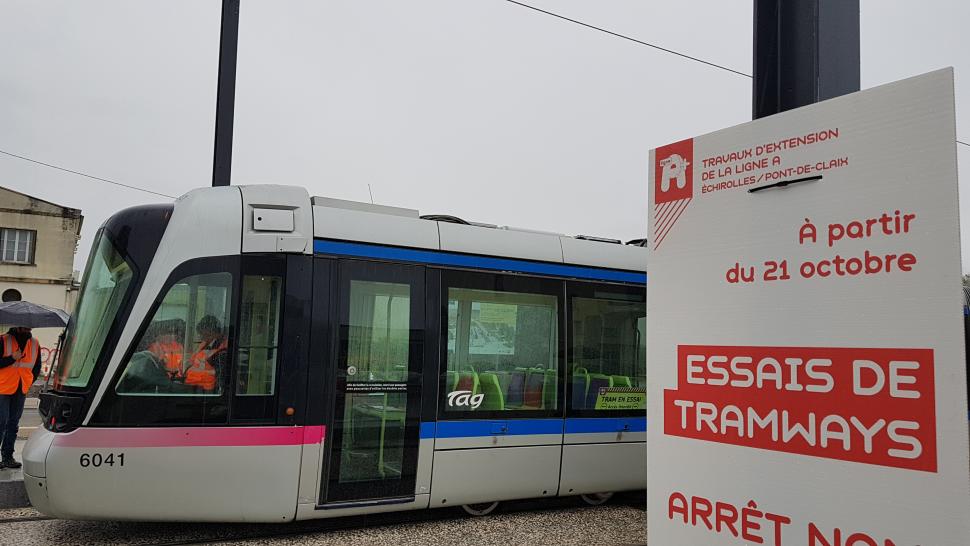 Le tram arrive à Pont de Claix !