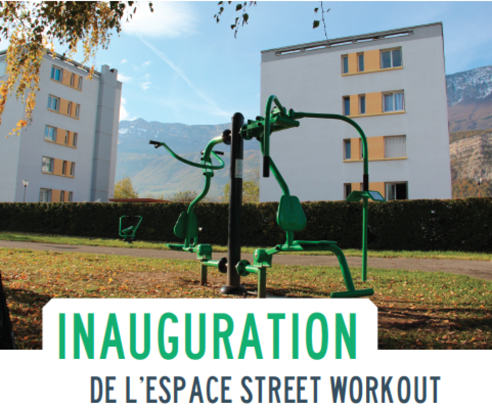 Inauguration de l'espace de street workout