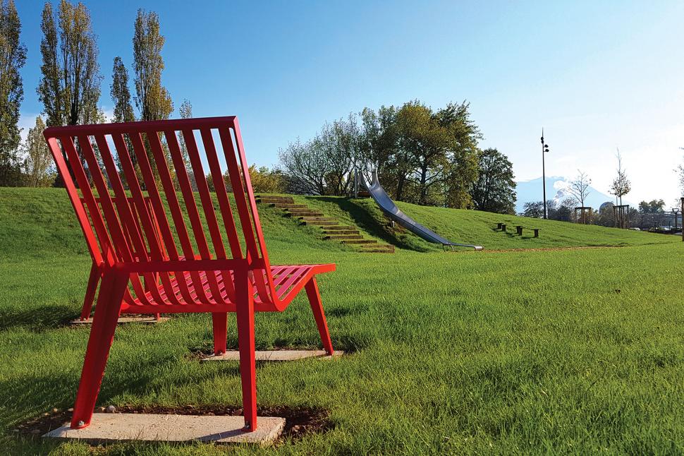 Inauguration du parc Simone Lagrange