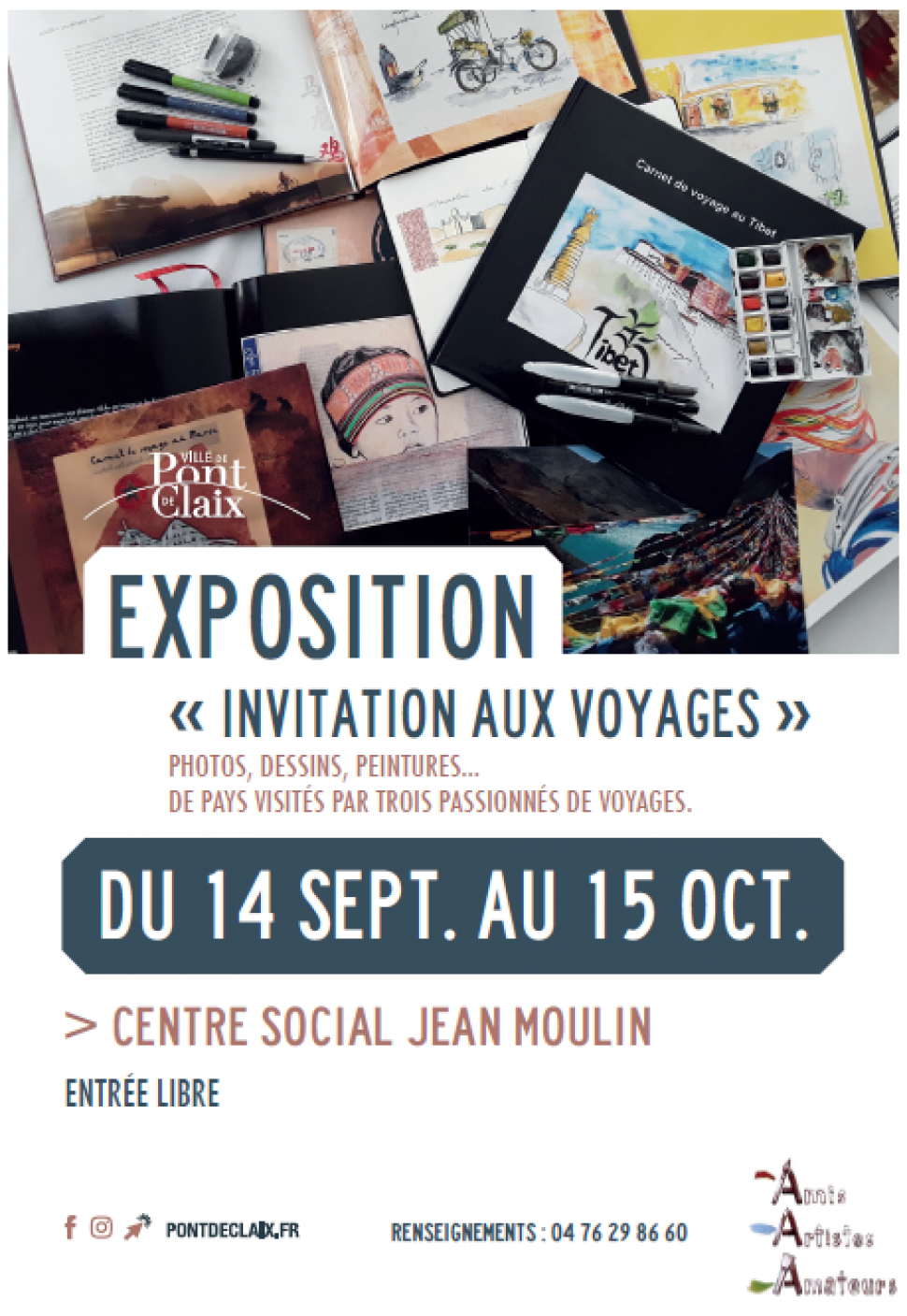 Vernissage de l'exposition Invitation aux voyages