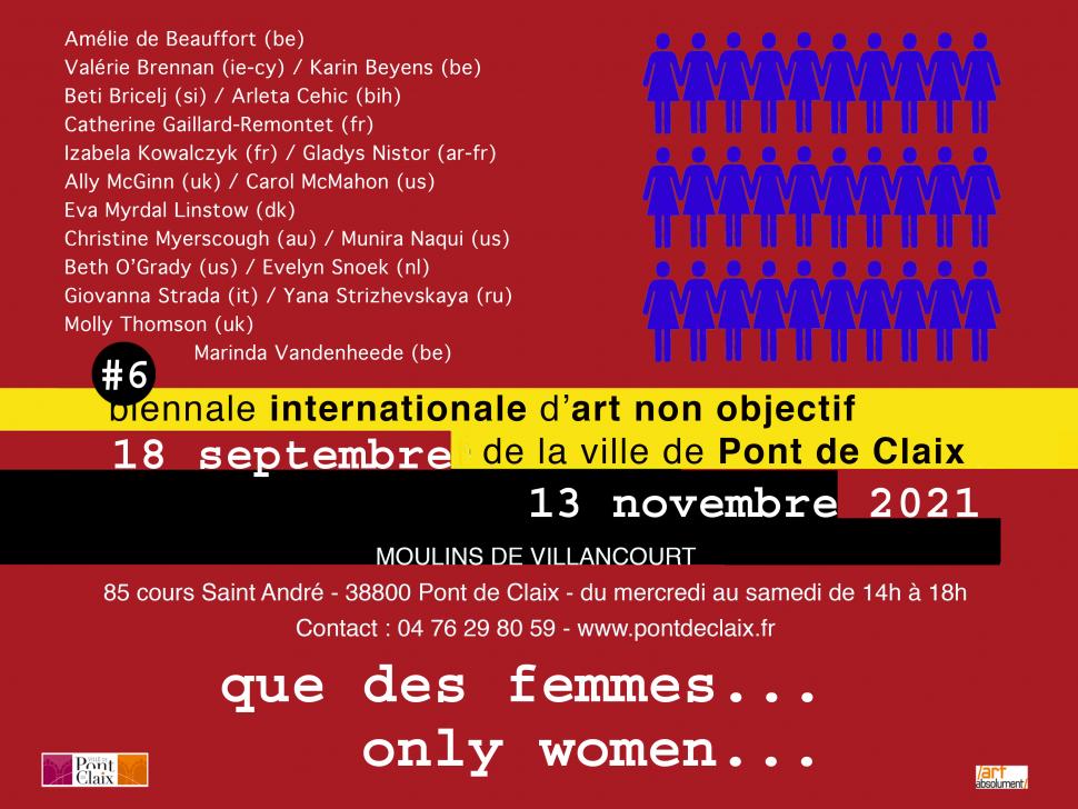 Vernissage de la 6e Biennale d'art non objectif 