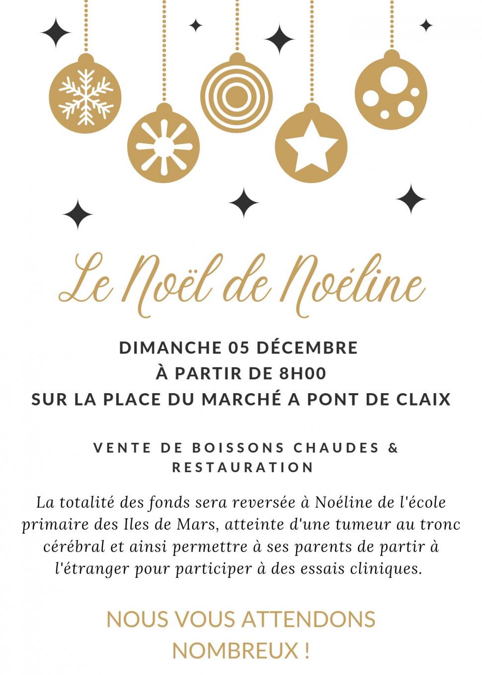 Vente solidaire - Noël de Noéline