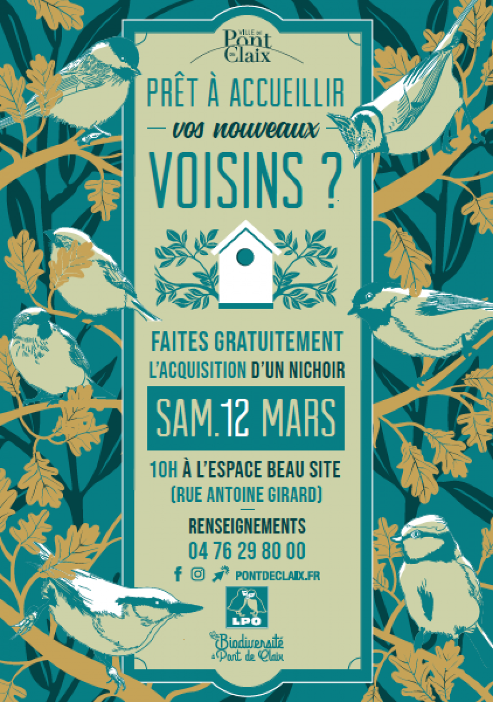 Distribution gratuite de nichoirs