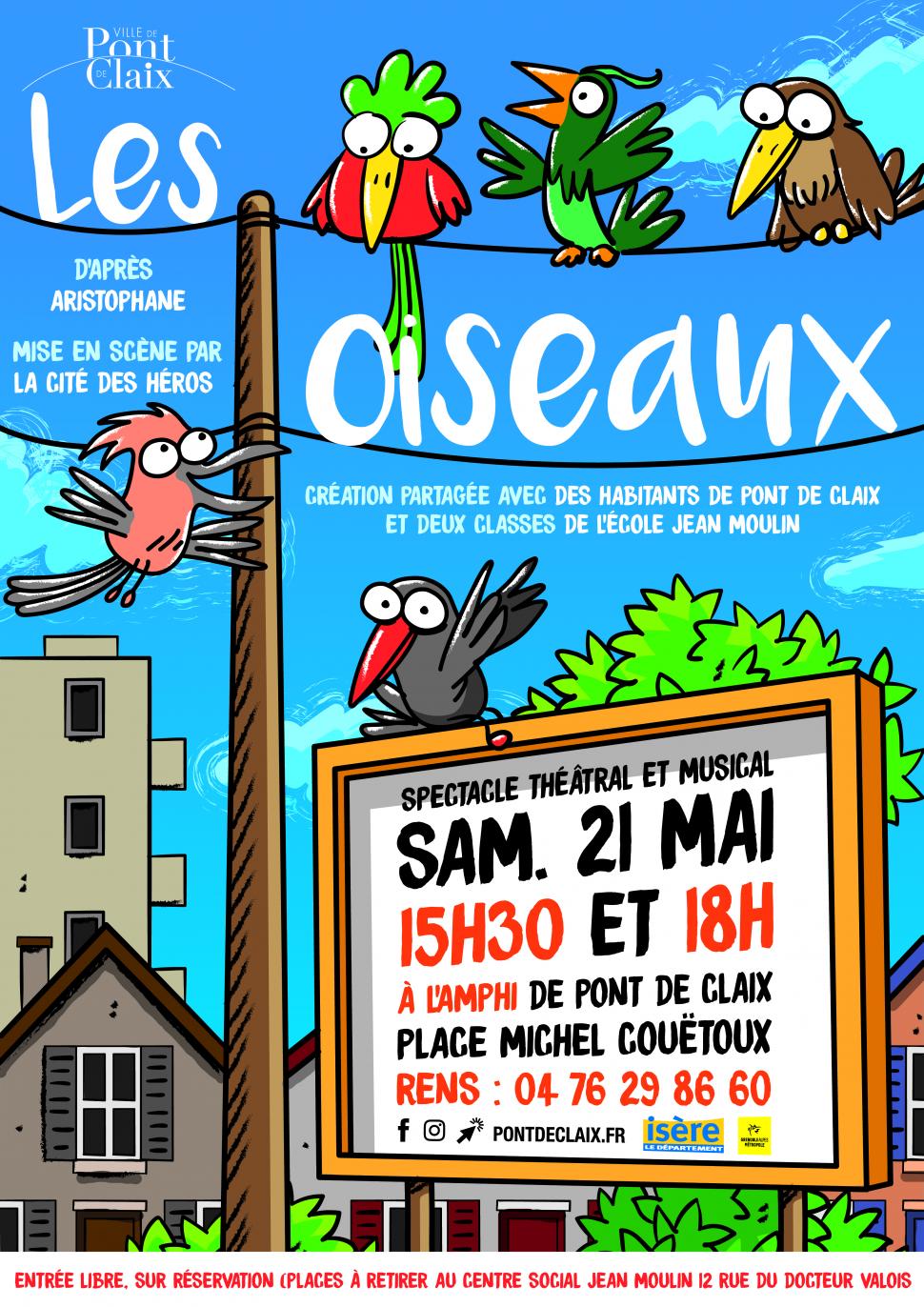 Création partagée Les Oiseaux