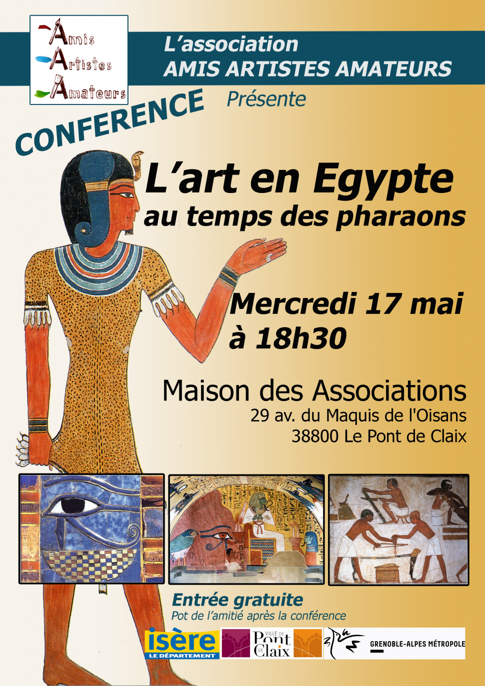 Conférence sur l'art égyptien