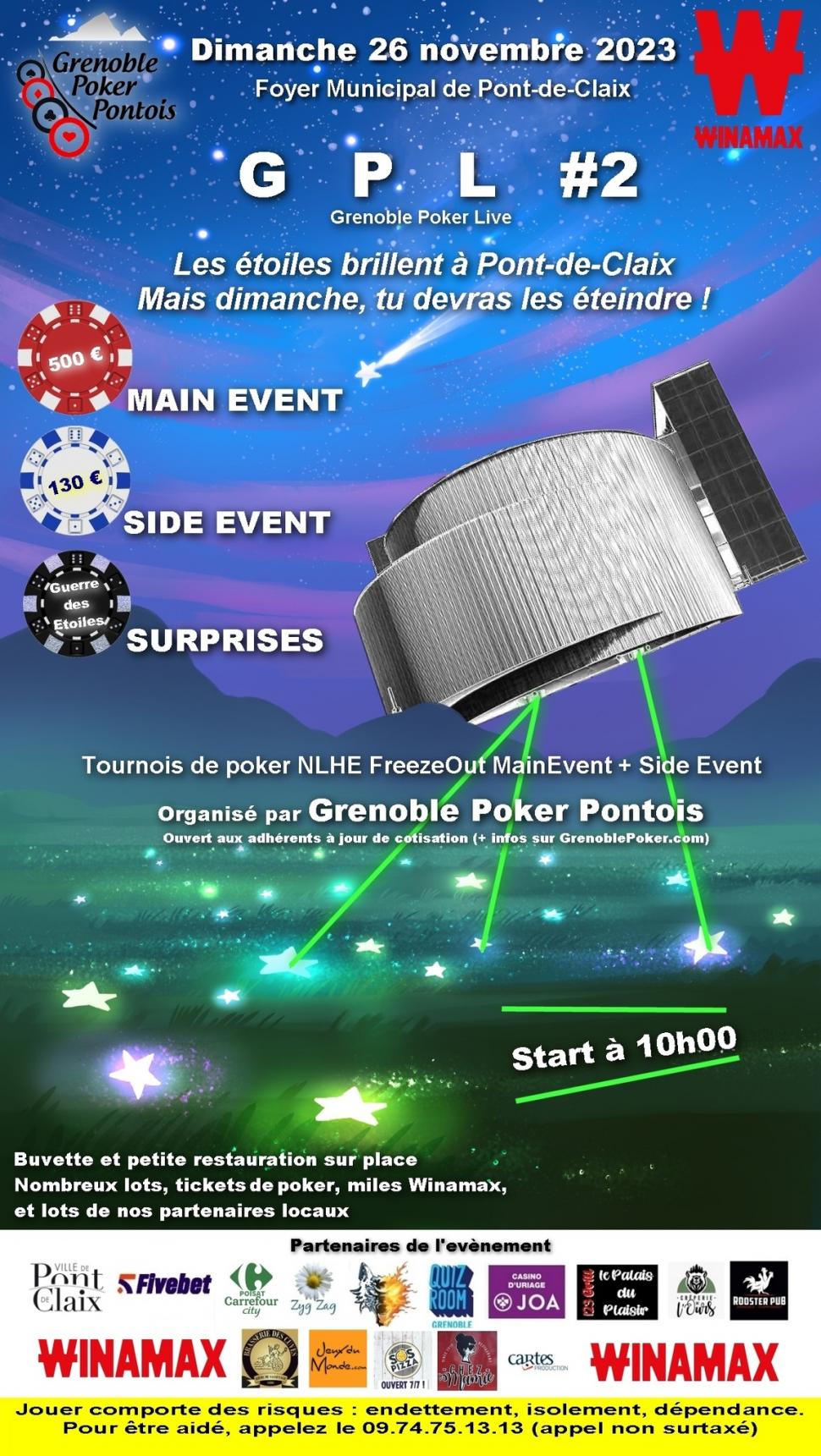 Tournoi de poker du Grenoble Poker Pontois