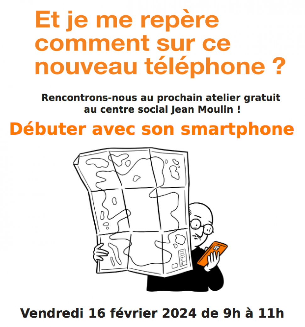 Atelier numérique : débuter avec son smartphone