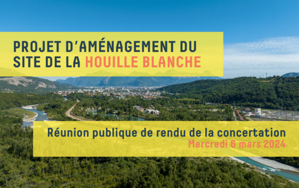 Réunion publique - bilan de la concertation Houille Blanche