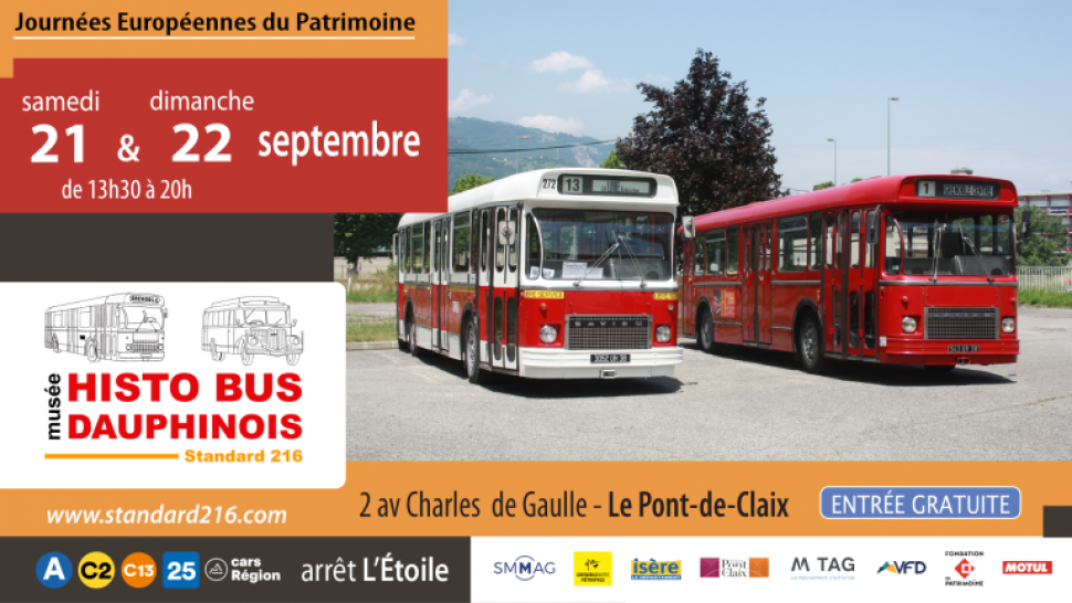 Journées du patrimoine à l'espace Histo-Bus Dauphinois