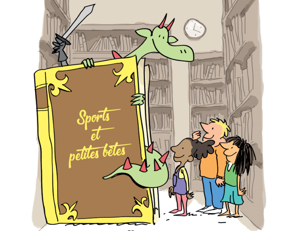 Sport et petites bêtes : animations autour du livre jeunesse 