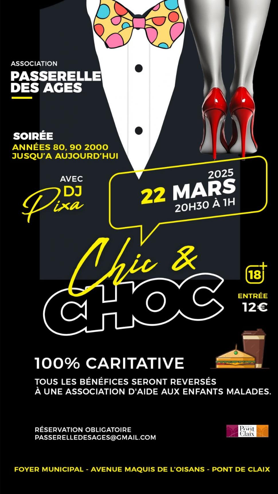 Soirée Chic ou Choc par la Passerelle des Âges