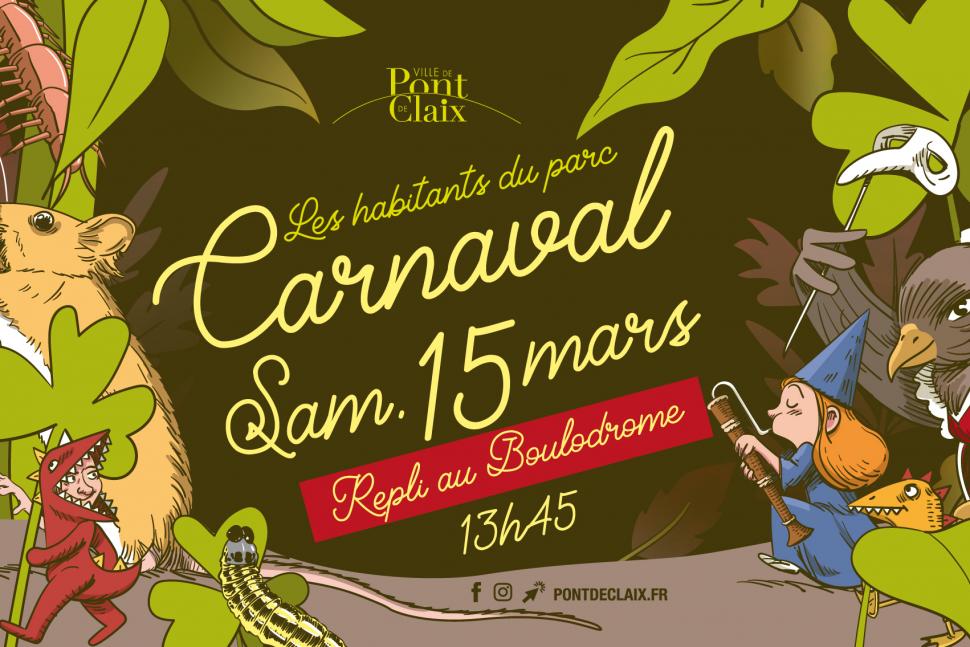 Carnaval - Les Habitants du parc... s'abritent au Boulodrome !