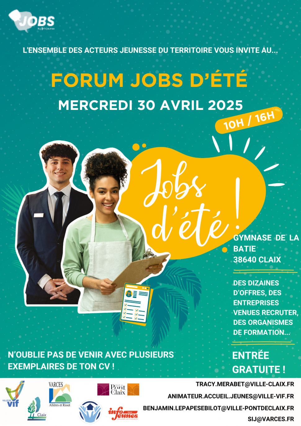 Forum des jobs d'été 2025