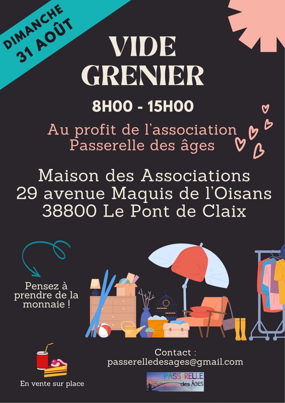 Vide-greniers de la Passerelle des âges