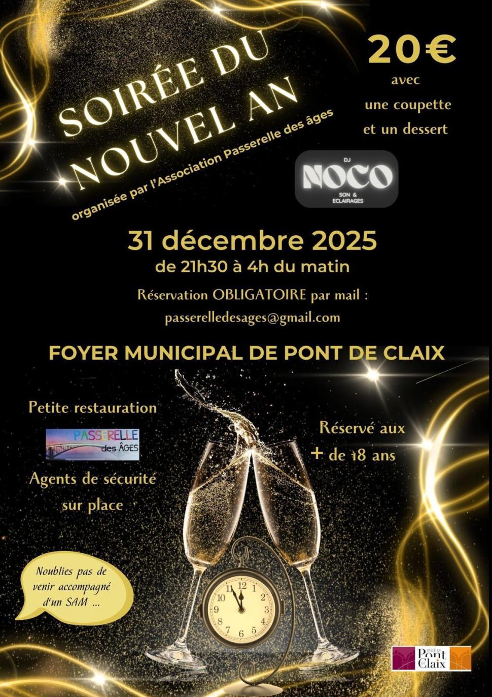 Soirée du nouvel an de la Passerelle des âges