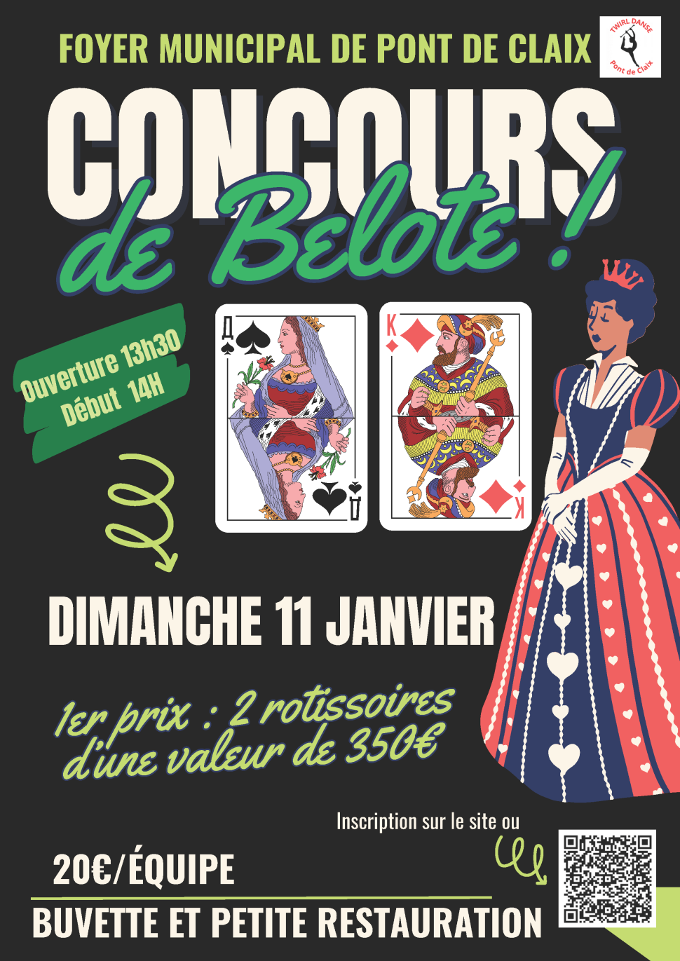 Concours de belote du Twirl Danse
