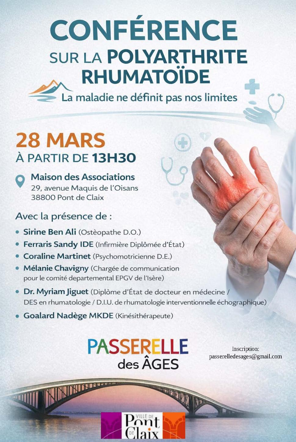 Conférence sur la polyarthrite rhumatoïde