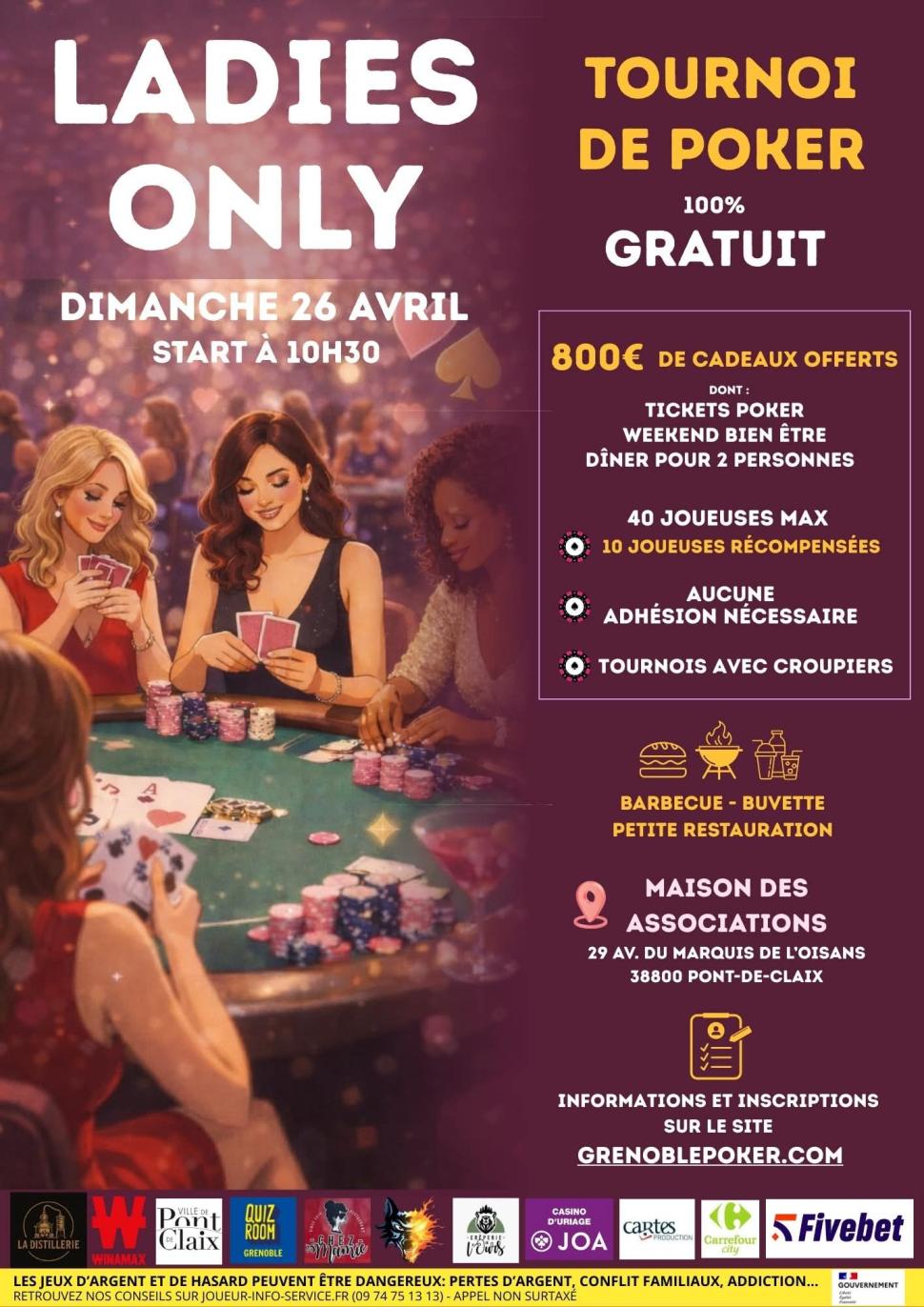 Tournoi de poker "Ladies" du Grenoble Poker Pontois