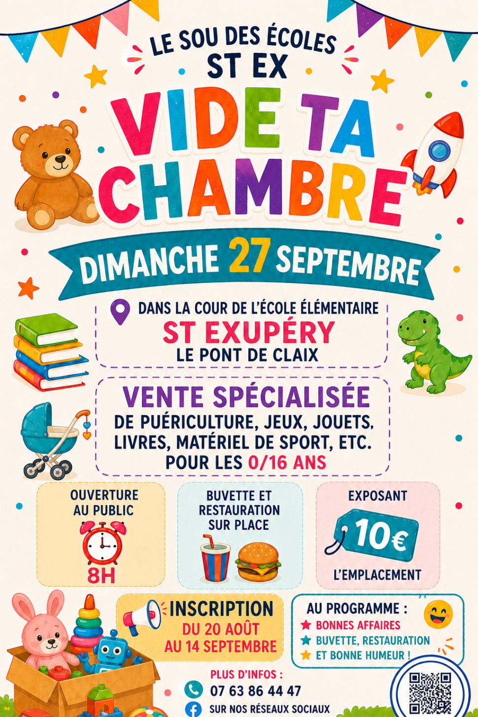 "Vide ta chambre" du Sou des écoles Saint-Exupéry